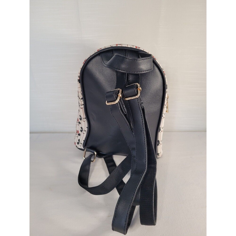 Disney Bioworld Leather Mini Backpack. Mickey & Minnie Mouse. - Picture 3 of 6